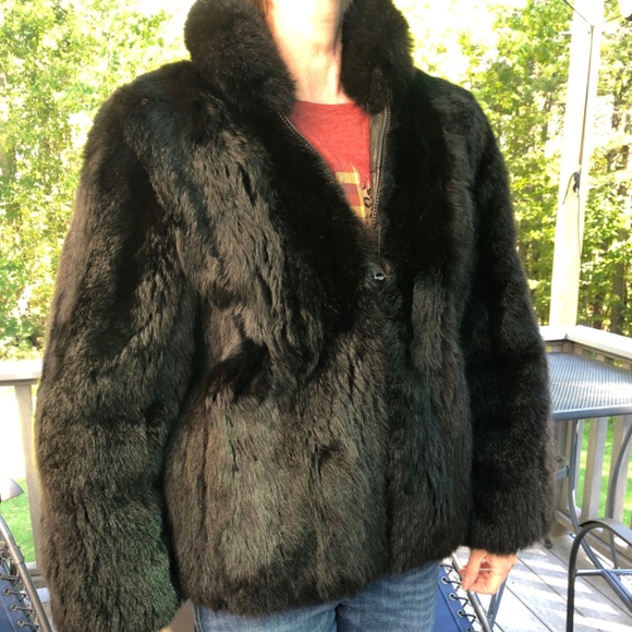 Vintage Reversible Fur and Leather Zip Up Jacket / Coat Women’s See Measurements - Picture 14 of 17